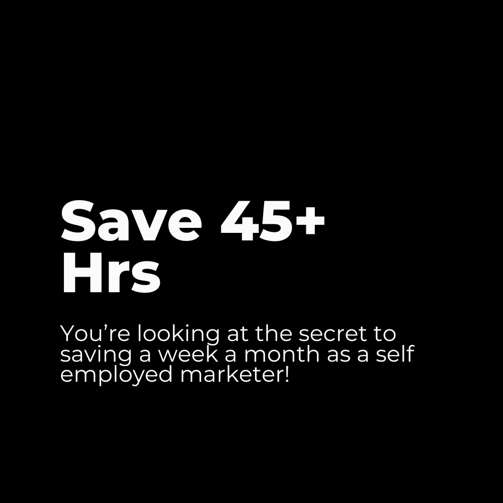 Win a week back as a self employed marketer with activ