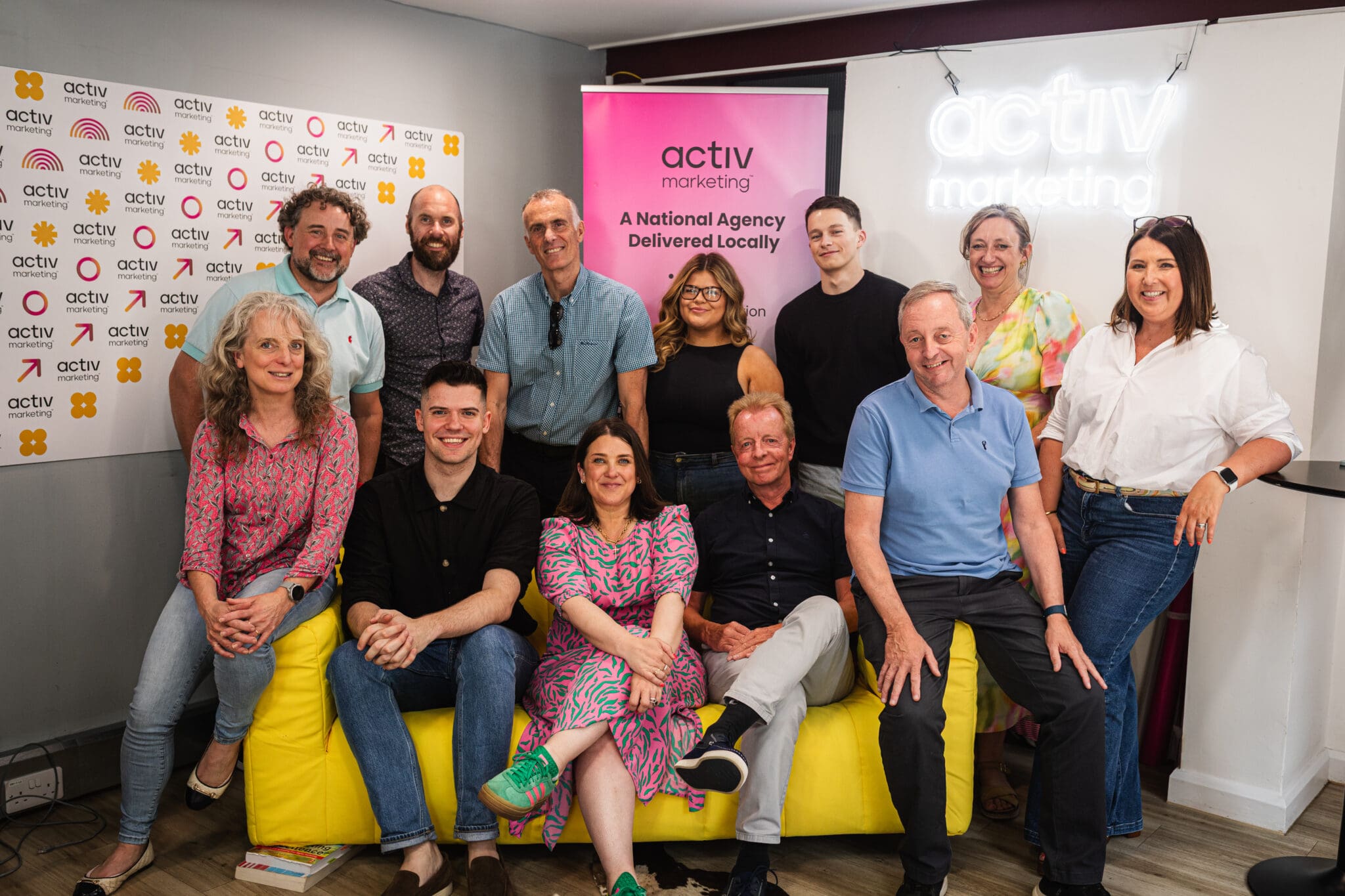wider activ marketing team